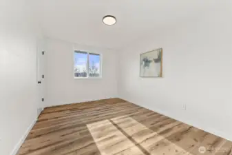 2 of 3 bedrooms with walk in closets