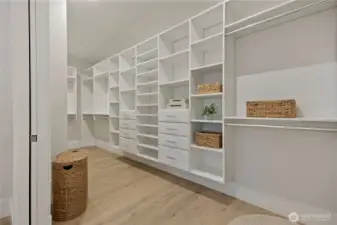 walk in Primary closet