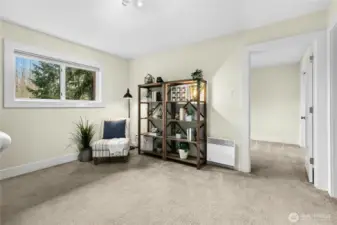 Wall-to-wall lower level.