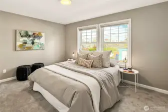 Secondary primary bedroom with great natural light
