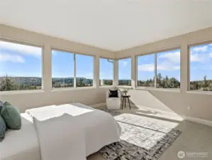 with breathtaking 180 degree views