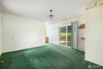 Primary bedroom on the main level