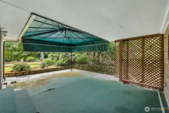 covered patio outside