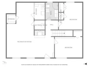 layout of downstairs