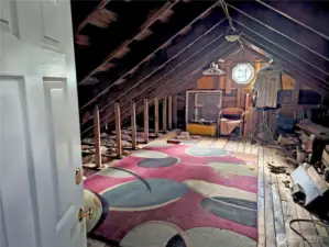 Finish out the attic for even more usable space or use it for storage.
