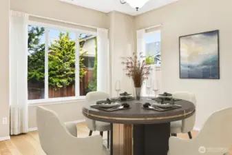 Formal dining space