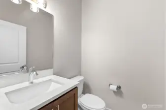 Main floor powder room.