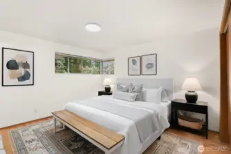 Primary suite- plenty of room for a king bed!