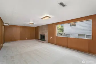 Perfect game room or Media room.