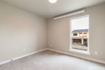 Bedroom pic for reference of like unit. 555 Northview is under construction.