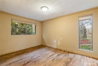 Another angle of the "dressing room," bedroom