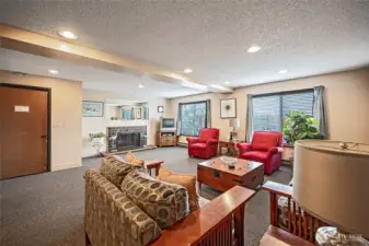 Party room off lobby