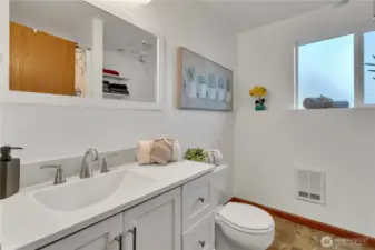 Lower level Three Quarter Bath