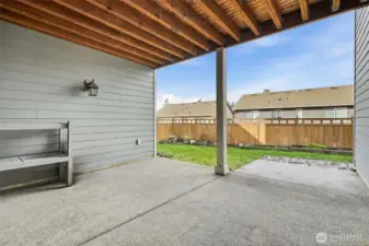 Patio off the basement