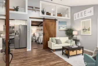 Easy maintance flooring, abundant storage and custom finishes throughout