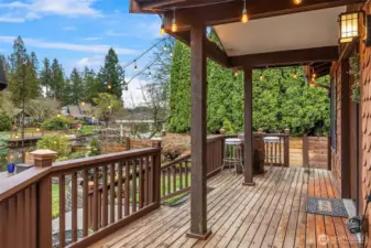 Love partially covered deck