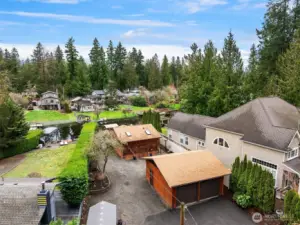 Abundant parking and RV space