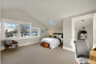 Bedroom #3; Western facing