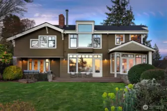 A completely transformed bungalow, showcasing imaginative design and a revitalized feel