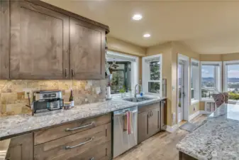 Generous Counter Space with Soft Close Drawers