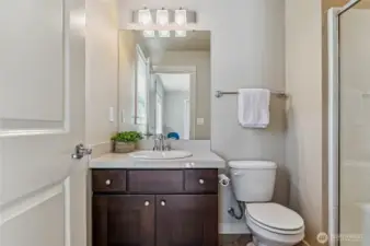 Second bedroom with a private bathroom.