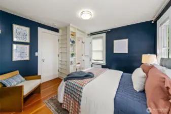 2/3 middle level bedrooms with direct access to the full bath.