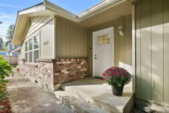Front door entrance.
