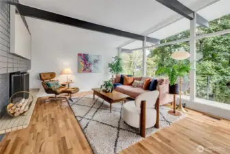 Living room on main floor.