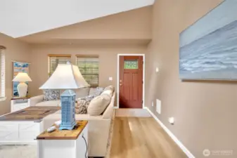 Vaulted ceiling