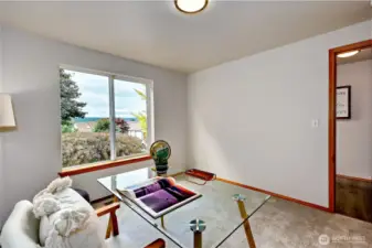 Main floor office w/mountain views on a clear day!