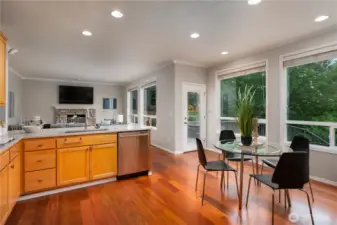 Newly refinished floors will blow you away with their beauty!