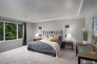 Lots of space in the primary bedroom suite.