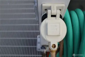 Shore power and fresh water hook up