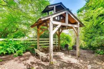 Enjoy Smores and Good Times Around the Fire Pit Area