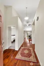 This home makes a statement with the grand entry.