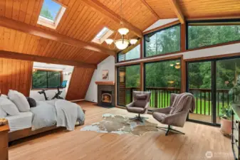 Understated luxury at its peak. The height of the ceilings and the clarity of the views create an atmosphere of absolute peace and privacy.