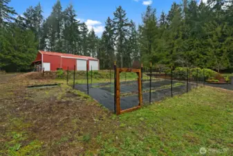Enjoy this extra garden space for your own organic produce.