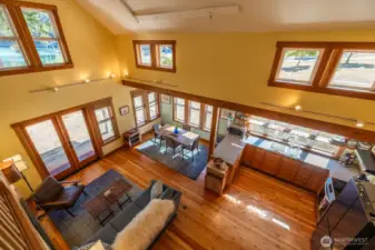 Bright and welcoming main floor.