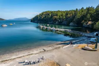 Deep water dock and boat ramp to be shared by the community. Easy access to all of the San Juan Islands!