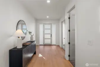 Front Entry foyer with office access