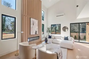 Abundant natuaral daylight on main level