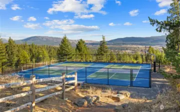 Pickleball with a view!