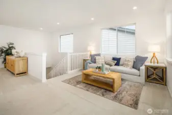 2nd floor generous loft space opens boundless opportunities for entertaining and relaxation