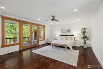 Primary bedroom on main floor