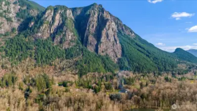 Front row view of the beautiful mountain!