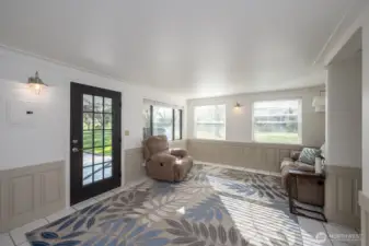 Secondary Primary bedroom with sunroom