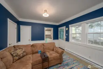 this is in the shop....TV Room or ADU?