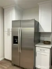 Pantry cabinet for lots of storage space in the kitchen