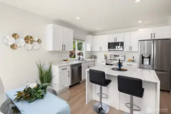 Kitchen From Eating Space