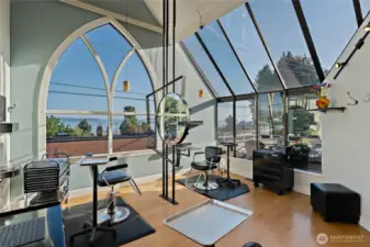 Salon lobby.